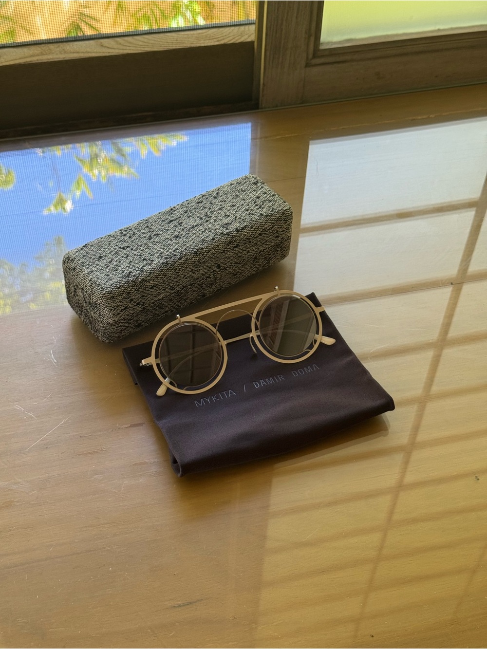 MYKITA x Damir Doma Bradfield Sunglasses - White Rims Rare
